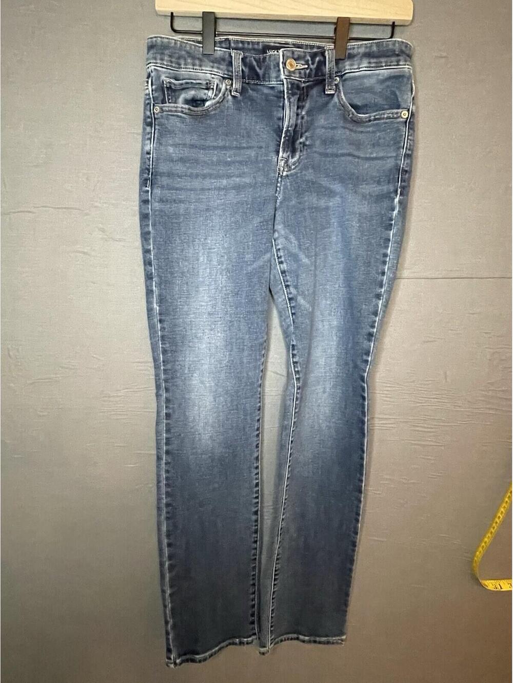 Lucky Brand Women’s Jeans Medium Wash Stretch Size 4/27 Regular Blue Denim